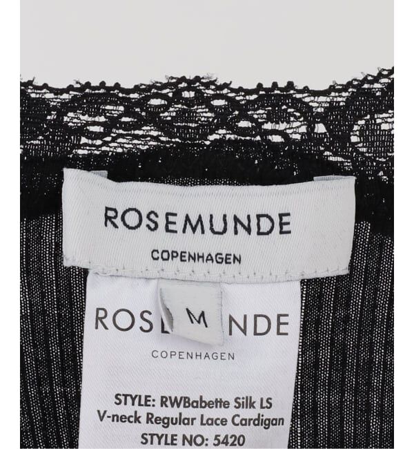 SLOBE IENA「ROSEMUNDE/ロサムンド Lace cardigan 5420」|カーディガン|