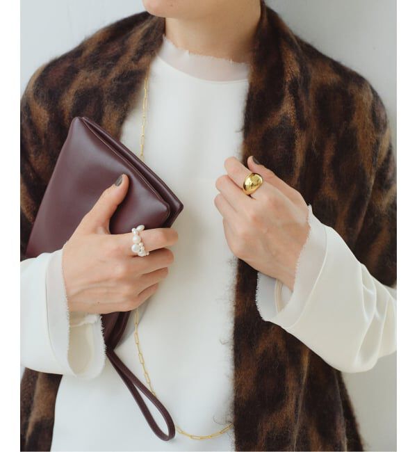 VERMEIL par iena「《予約》ASAUCE MELER アソースメレ シルクモヘヤポケットローケープ AM26F-ST189」|ストール|