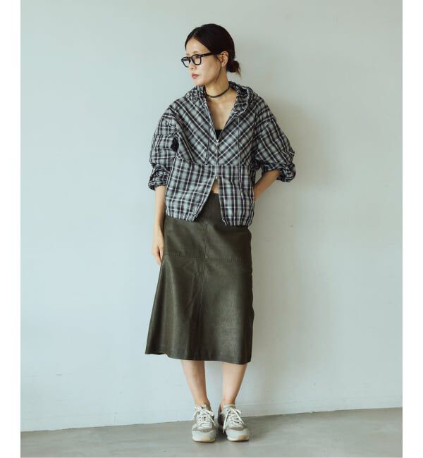 IENA LA BOUCLE「IENA LA BOUCLE ハイカウントチェックタフタブルゾン」|その他|