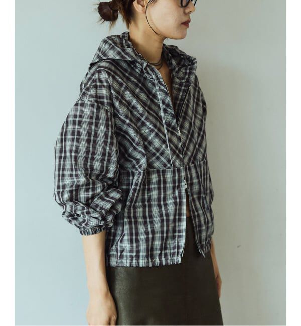 IENA LA BOUCLE「IENA LA BOUCLE ハイカウントチェックタフタブルゾン」|その他|