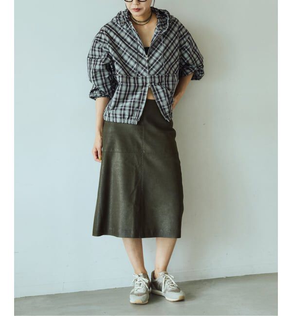 IENA LA BOUCLE「IENA LA BOUCLE ハイカウントチェックタフタブルゾン」|その他|