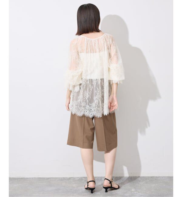 SLOBE IENA「《接触冷感/防シワ/追加》2WAY TRトロバミューダスラックス」|その他|