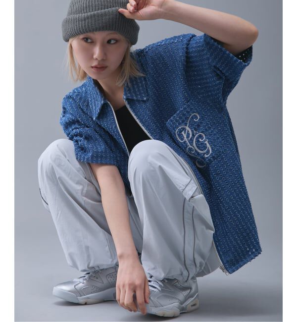 Paris Saint-Germain「【Paris Saint-Germain / パリ・サン＝ジェルマン】JP Denim Zip Shirts」|シャツ・ブラウス|