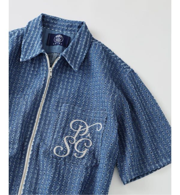 Paris Saint-Germain「【Paris Saint-Germain / パリ・サン＝ジェルマン】JP Denim Zip Shirts」|シャツ・ブラウス|