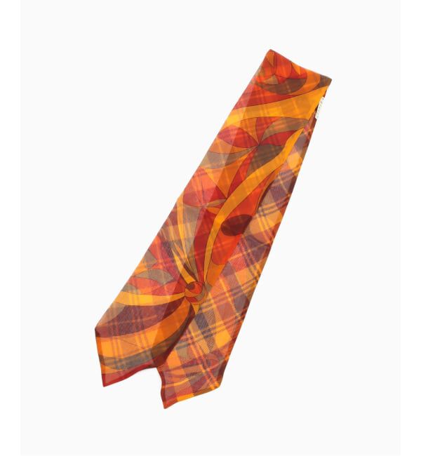 EDIFICE「BLECK（ブレック）別注 Pucci Like Reverse Scarf」|バンダナ・スカーフ|オレンジ