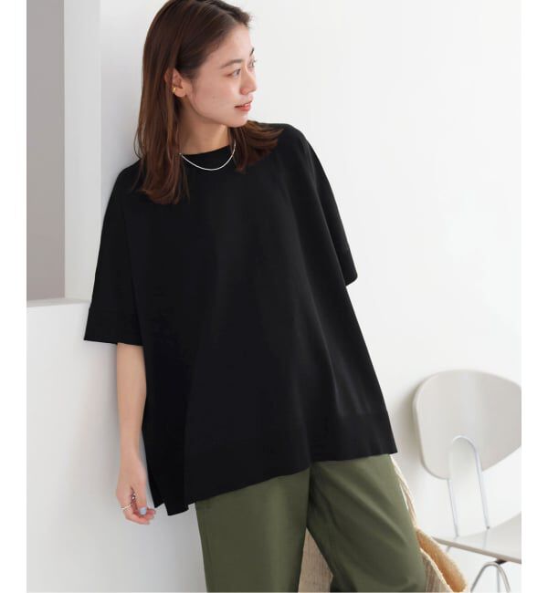 JOURNAL STANDARD relume「《追加5》接触冷感 / ウォッシャブルクールポンチョプルオーバー」|ニット・セーター|