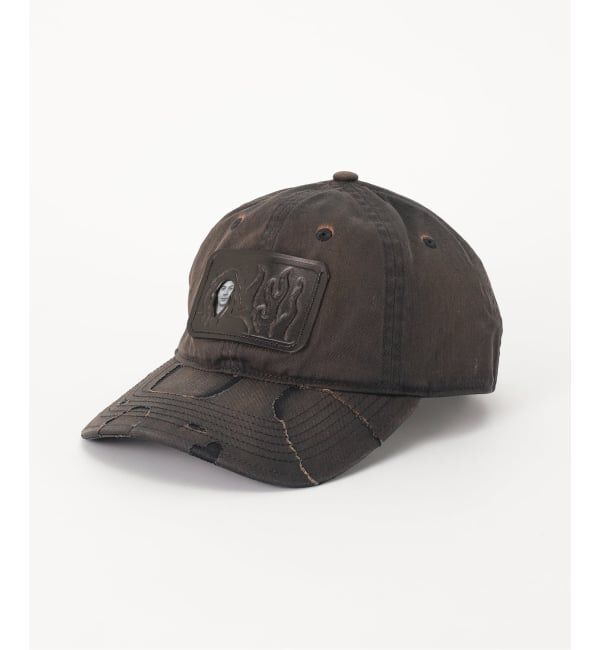 JOURNAL STANDARD「FIFTH / フィフス Wayne Leather Patch Cap」|キャップ・キャスケット|ブラック