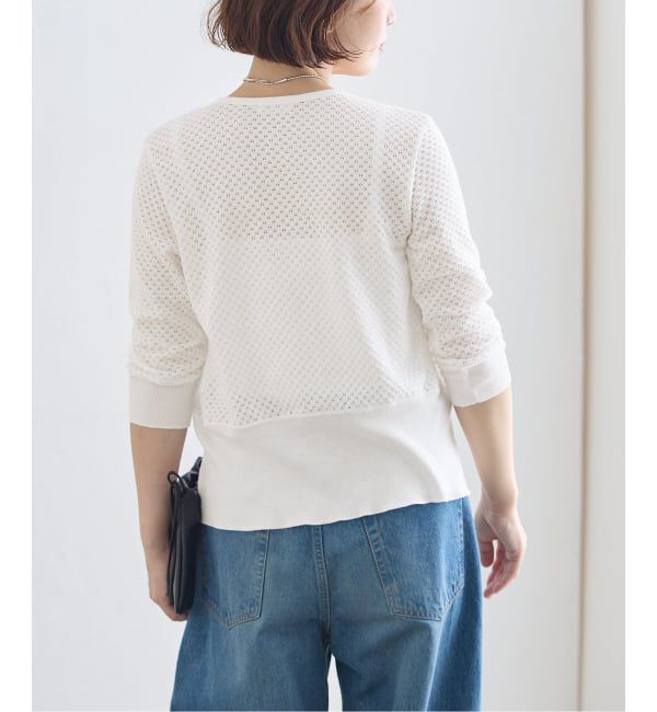 journal standard L'essage「コットンメッシュカーディガン」|カーディガン|