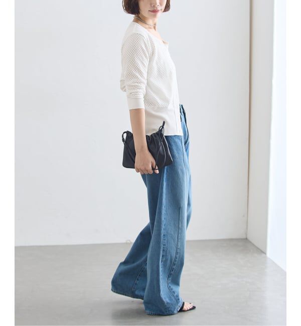 journal standard L'essage「コットンメッシュカーディガン」|カーディガン|