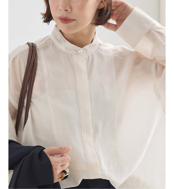 journal standard L'essage「パールボタンドレスシャツ」|シャツ・ブラウス|