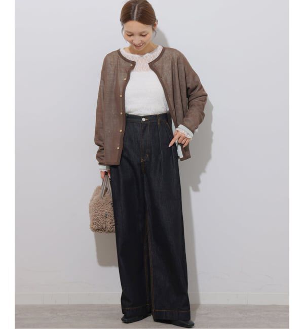 JOURNAL STANDARD relume「《予約》2WAYバイカラーニットトップス」|カーディガン|