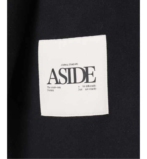 JOURNAL STANDARD「《予約》【ASIDE】スーパー140メルトンリバージップコート」|その他|