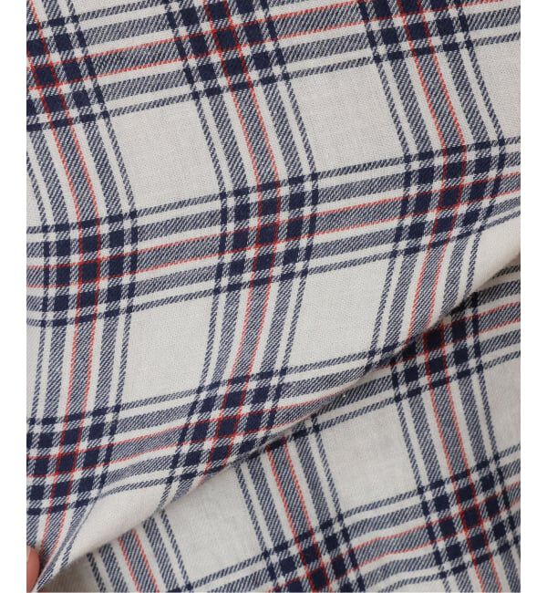 journal standard luxe「《予約》チェック フリルブラウス」|シャツ・ブラウス|