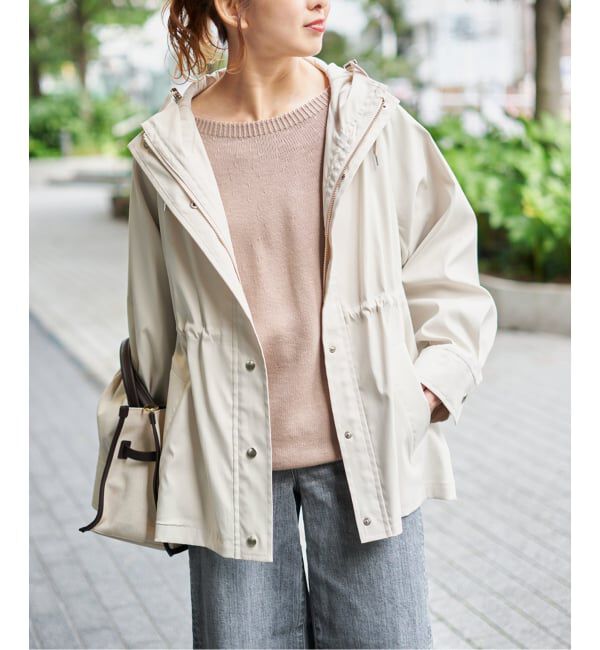 Spick and Span「撥水ツイルフーディーブルゾン」|その他|