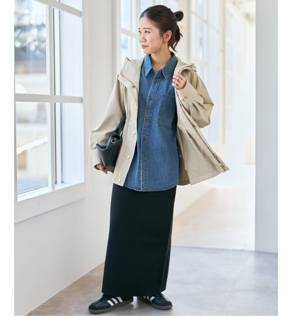 Spick and Span「撥水ツイルフーディーブルゾン」|その他|