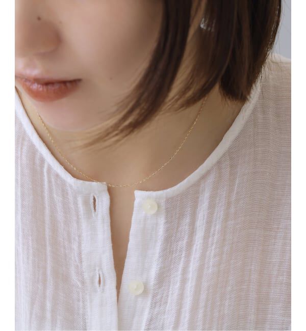 Lilas by Spick&Span「マリンチェーン40cmネックレス K18」|ネックレス|