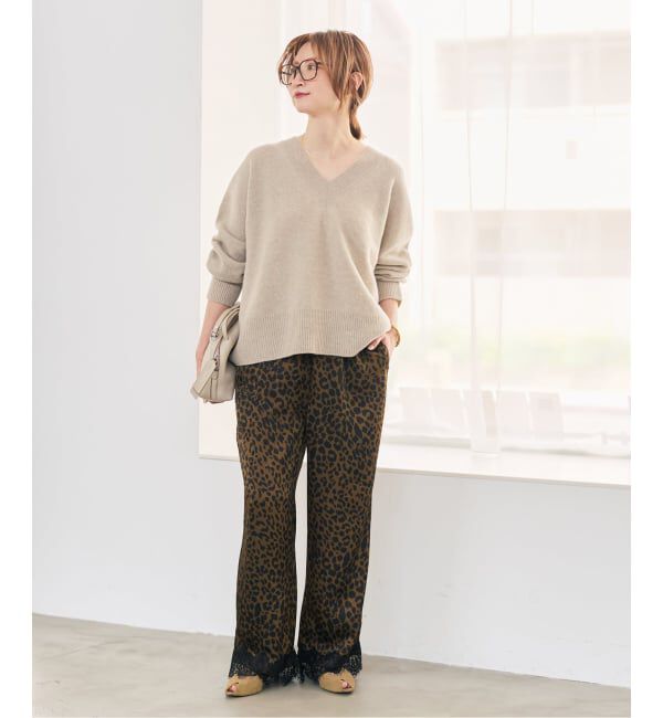 Spick and Span「《予約》クーマラムVネックプルオーバー」|ニット・セーター|