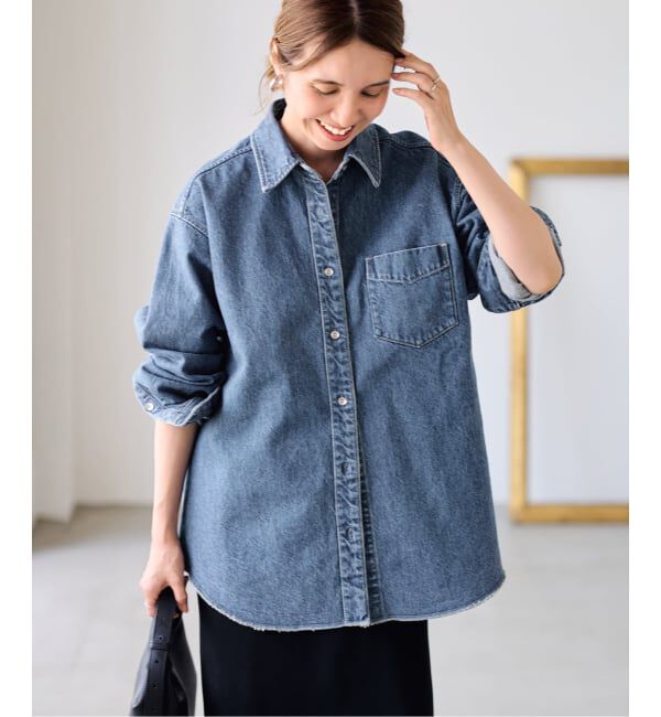 FRAMeWORK「≪予約≫denimシャツ」|シャツ・ブラウス|