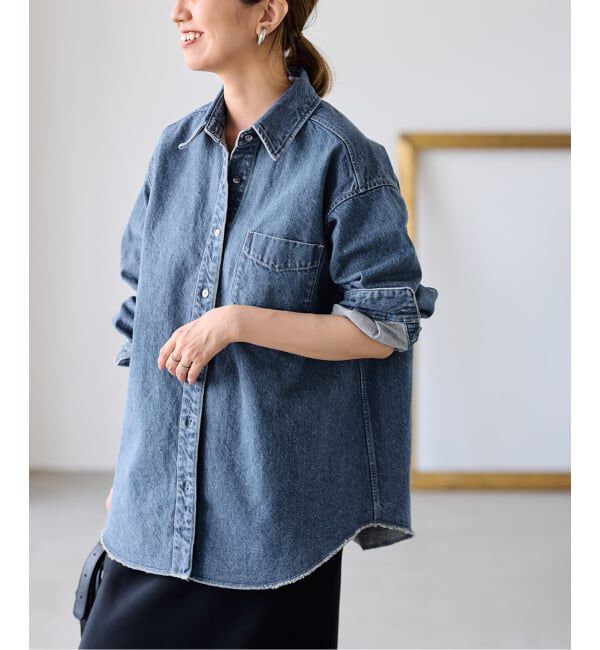 FRAMeWORK「≪予約≫denimシャツ」|シャツ・ブラウス|