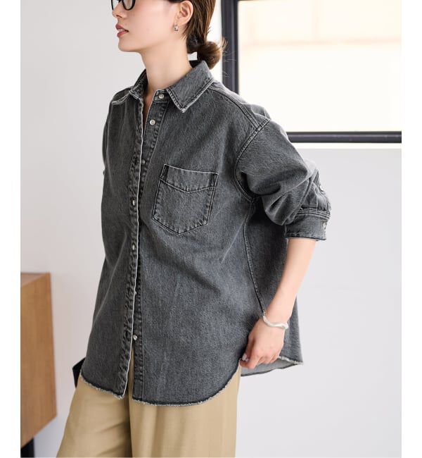 FRAMeWORK「≪予約≫denimシャツ」|シャツ・ブラウス|