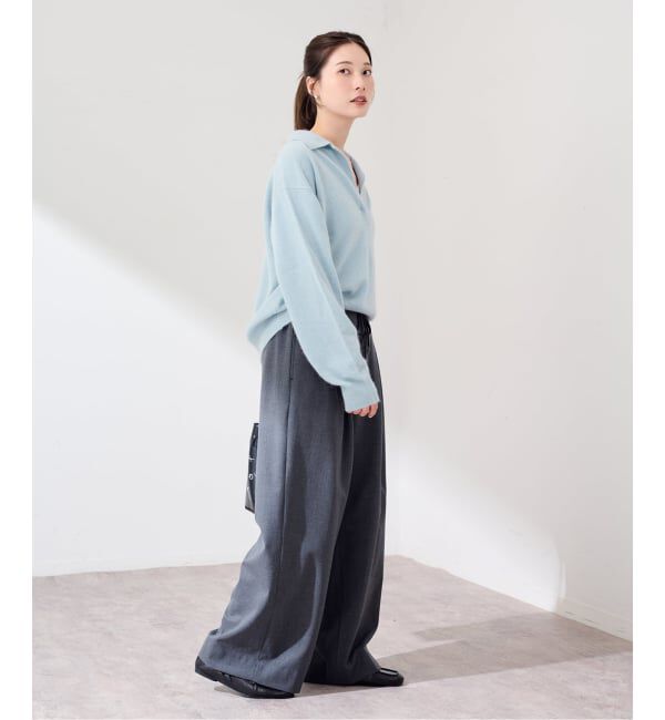 FRAMeWORK「≪洗える / 予約≫FUR YARNスキッパーニット」|ニット・セーター|
