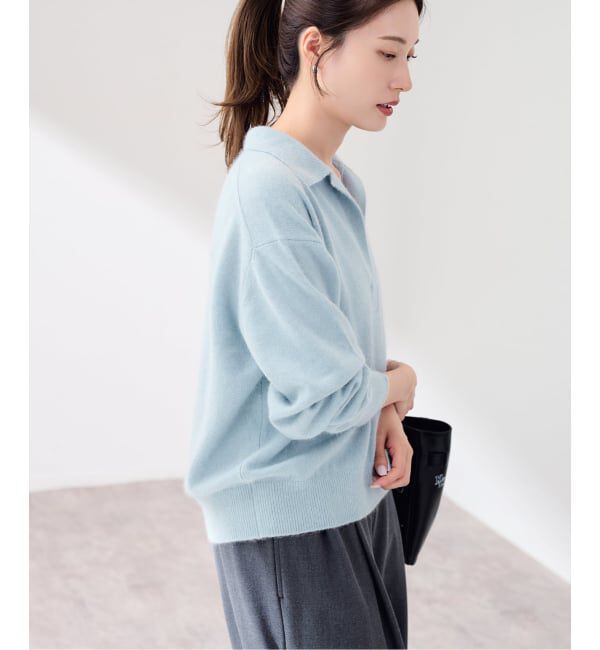 FRAMeWORK「≪洗える / 予約≫FUR YARNスキッパーニット」|ニット・セーター|
