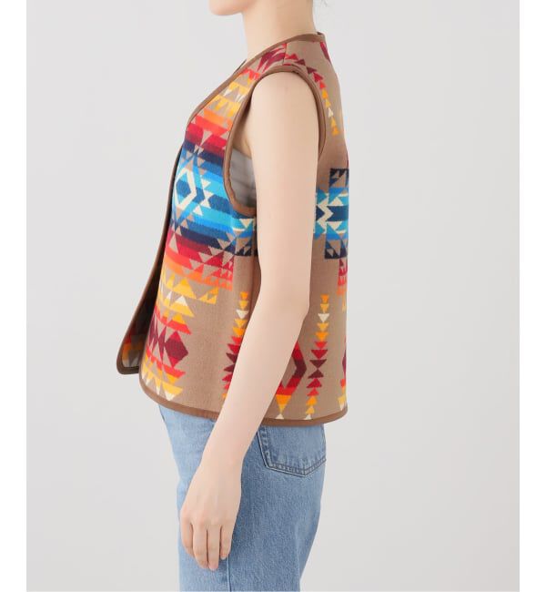 FRAMeWORK「PENDLETON / ペンドルトン 別注BLANKET VEST」|ダウンベスト・ベスト|