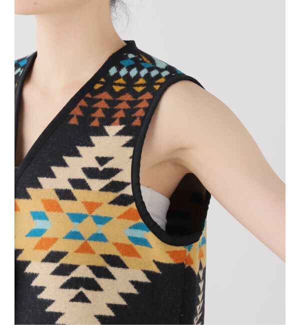 FRAMeWORK「PENDLETON / ペンドルトン 別注BLANKET VEST」|ダウンベスト・ベスト|