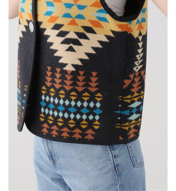 FRAMeWORK「PENDLETON / ペンドルトン 別注BLANKET VEST」|ダウンベスト・ベスト|