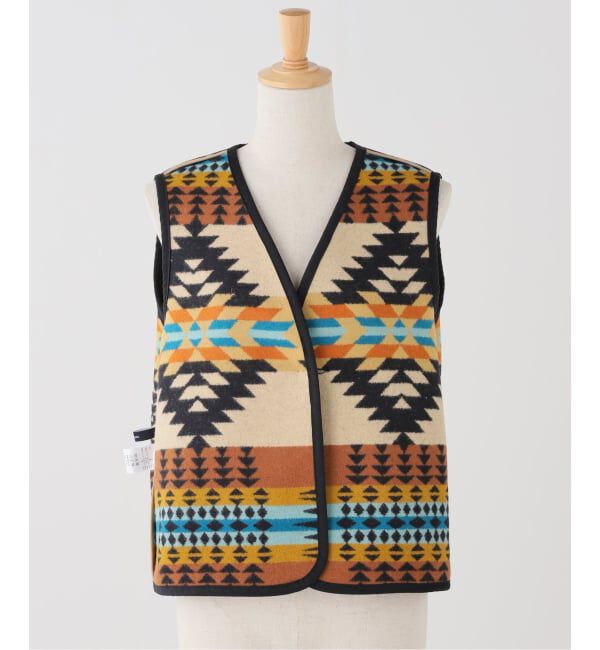 FRAMeWORK「PENDLETON / ペンドルトン 別注BLANKET VEST」|ダウンベスト・ベスト|
