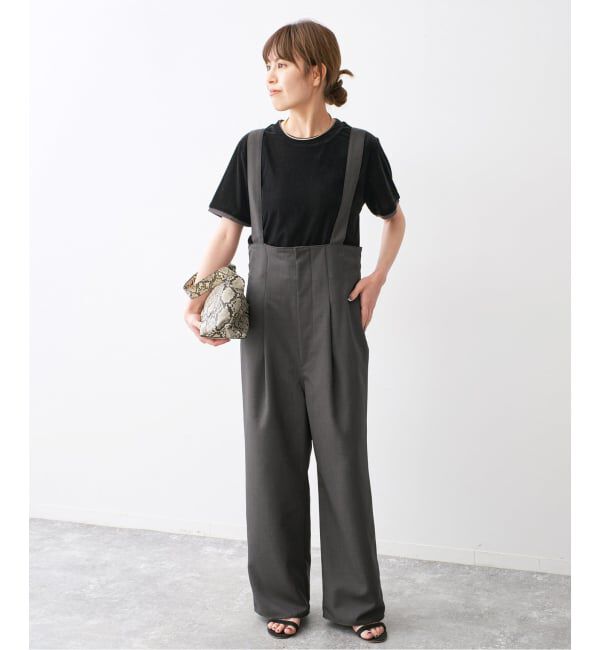 Spick and Span「プレーンクロスサスペンダーパンツ」|その他|