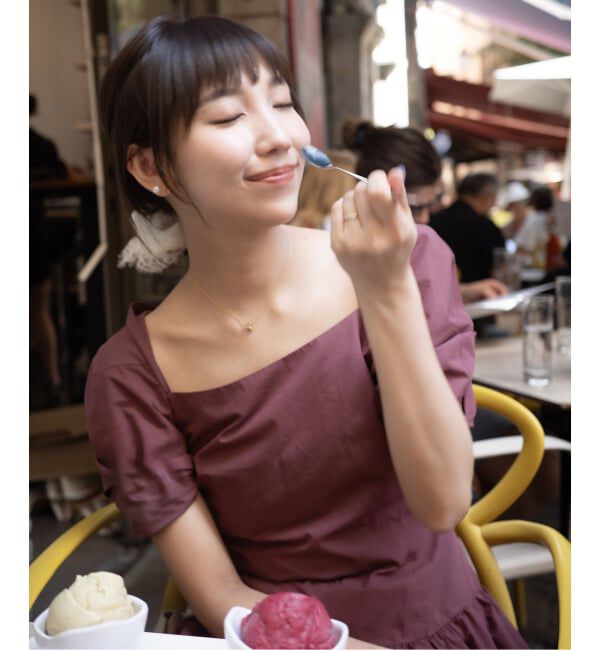  「【perle, by SAORI TANABE 】Robe de Soiree」|ワンピース|