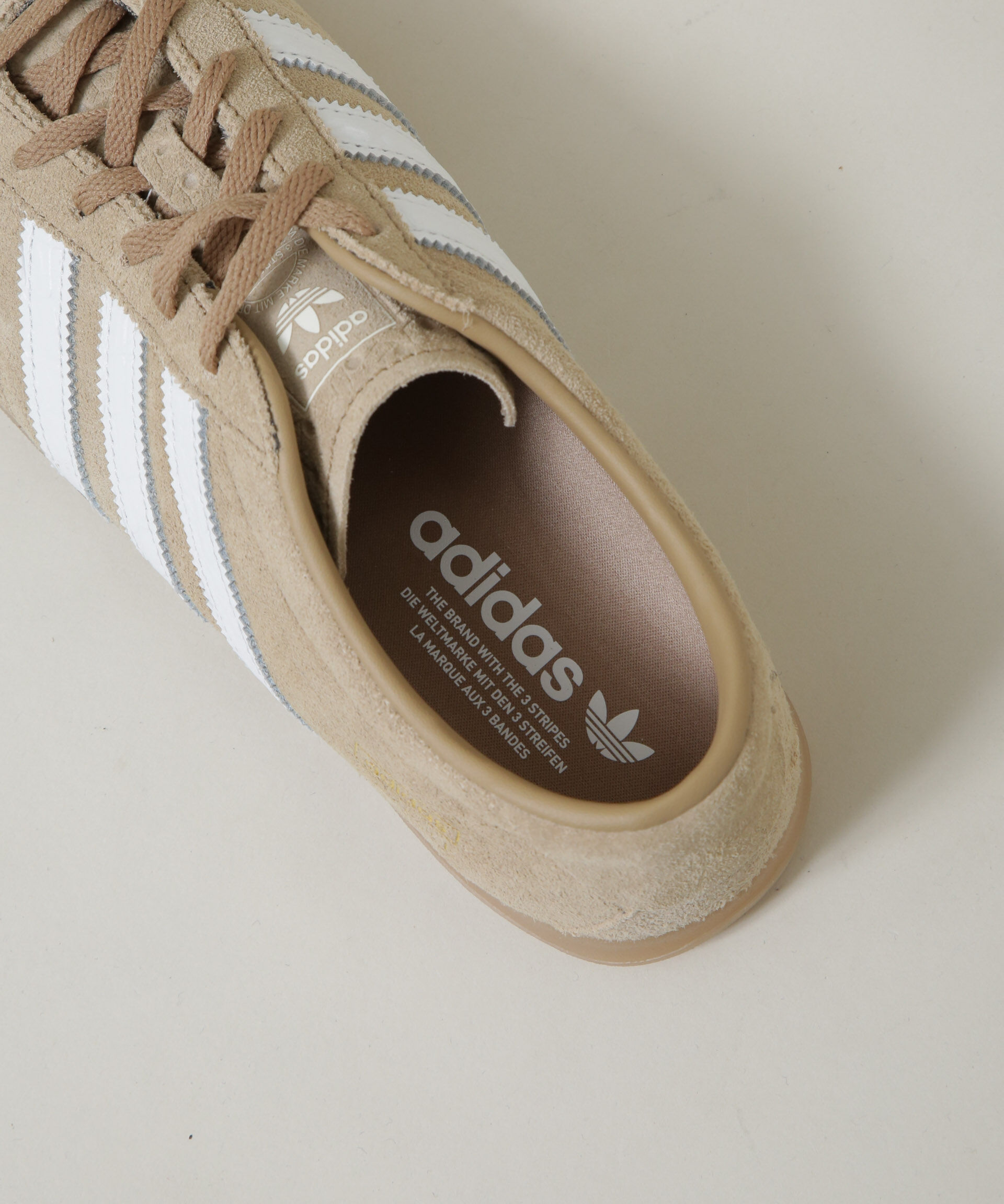 NANO universe「adidas/GAZELLE LO PRO BEIGE」|スニーカー|