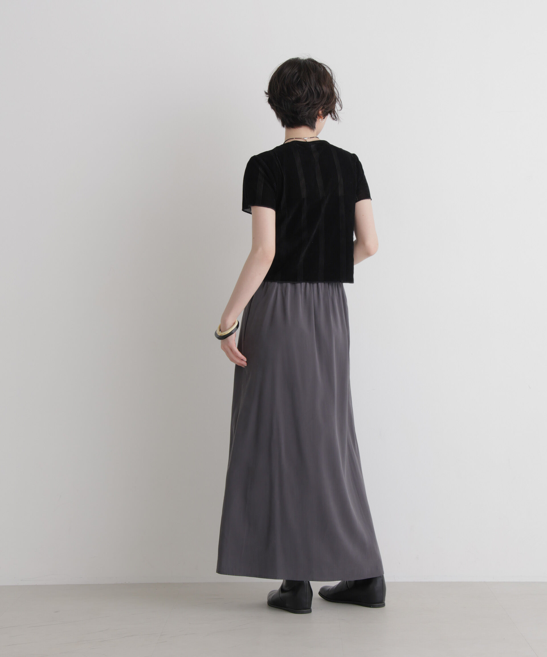 NANO universe「Robert P. Miller/別注 フロッキーメッシュT」|Tシャツ・カットソー|