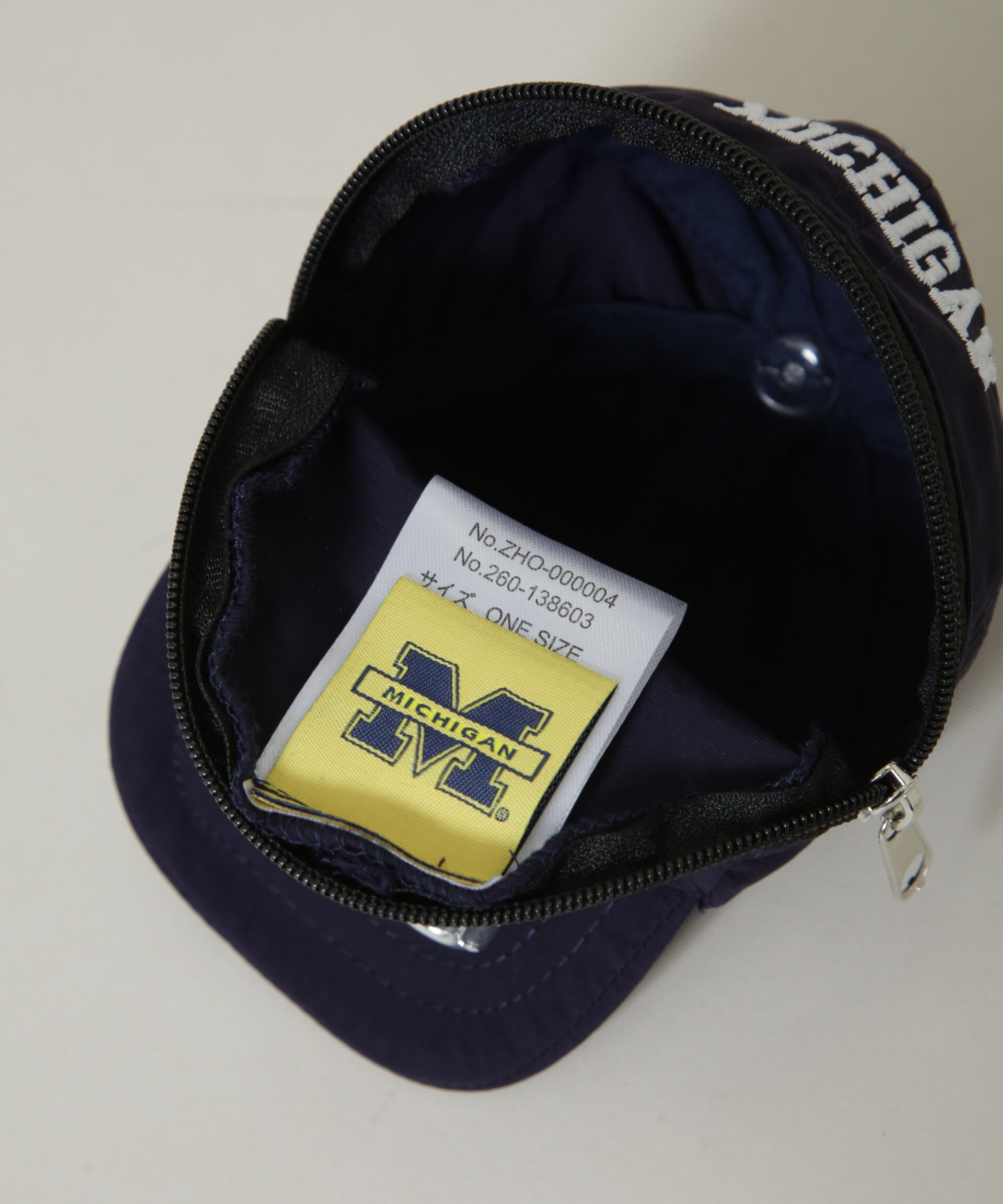 NANO universe「University/MICHIGAN CAP POACH」|財布|