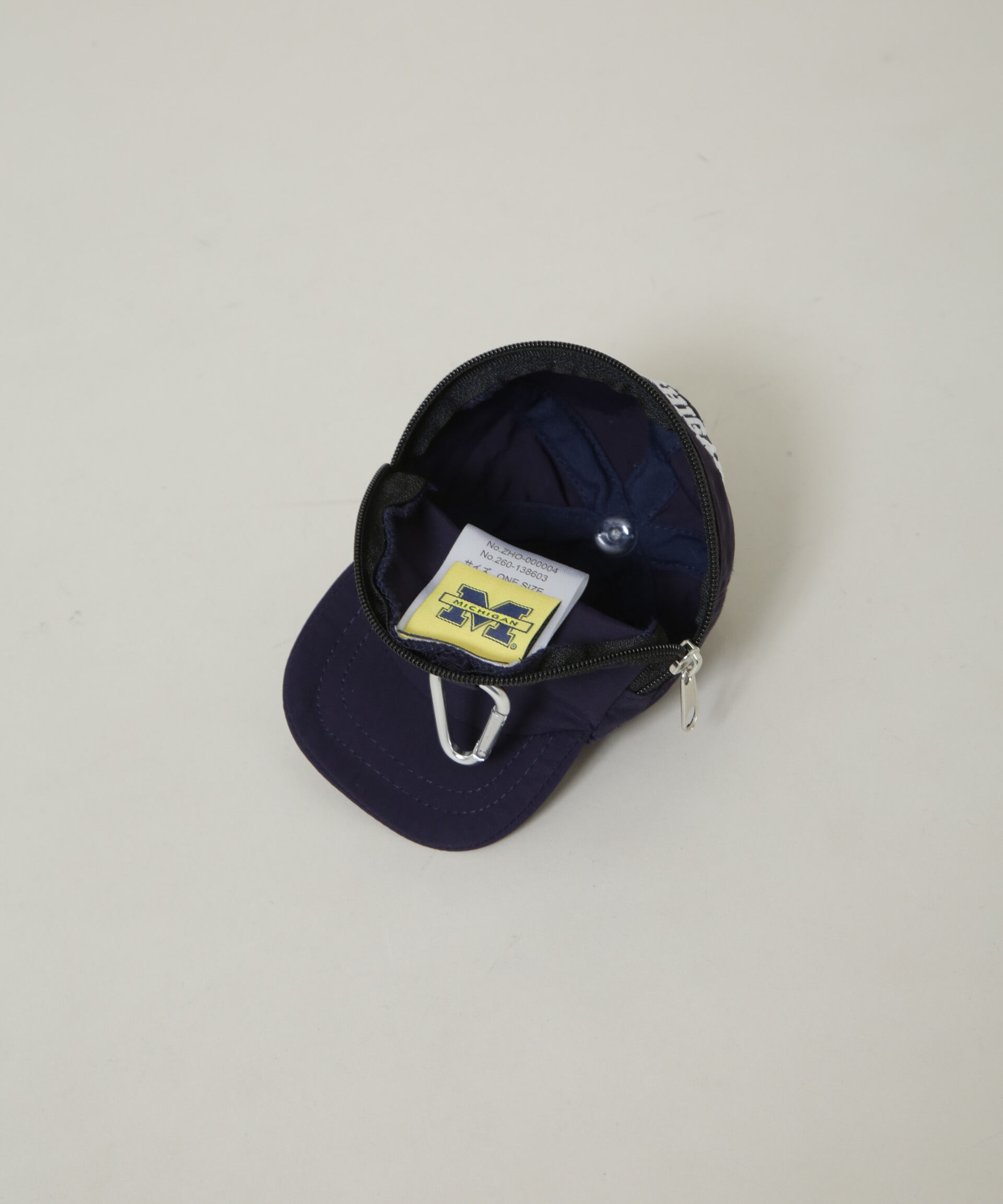 NANO universe「University/MICHIGAN CAP POACH」|財布|