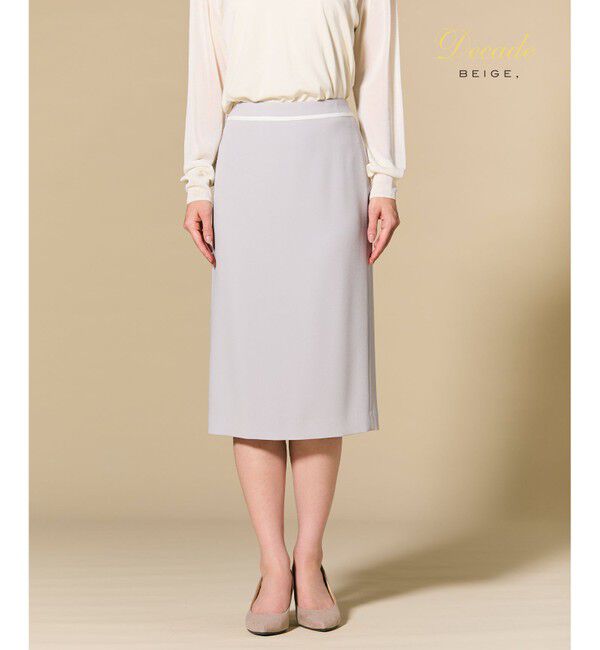 BEIGE,「【セットアップ対応】CINDY / タイトスカート」|スカート|L.Gray &times; White