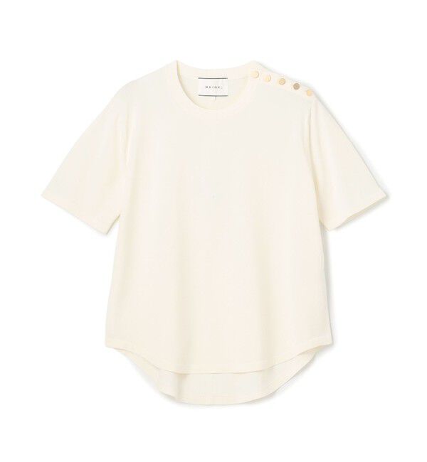 BEIGE,「NADIA / ストレッチ メタルボタンニット」|ニット・セーター|