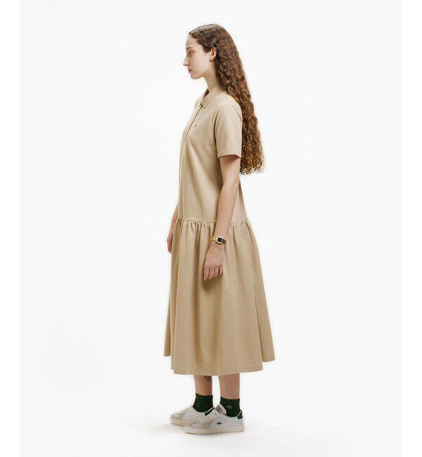 LACOSTE「ローウエストポロドレス マキシ丈ワンピース」|ワンピース|