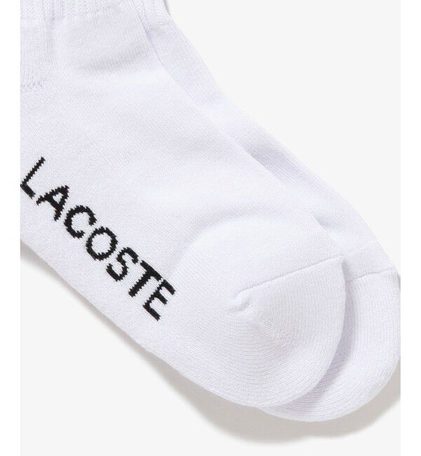 LACOSTE「ワニロゴパッチウィメンズリブソックス」|ソックス|