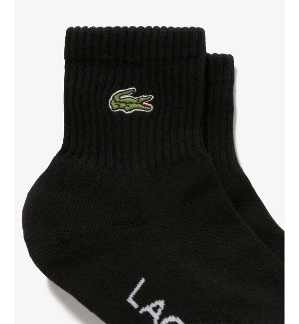 LACOSTE「ワニロゴパッチウィメンズリブソックス」|ソックス|