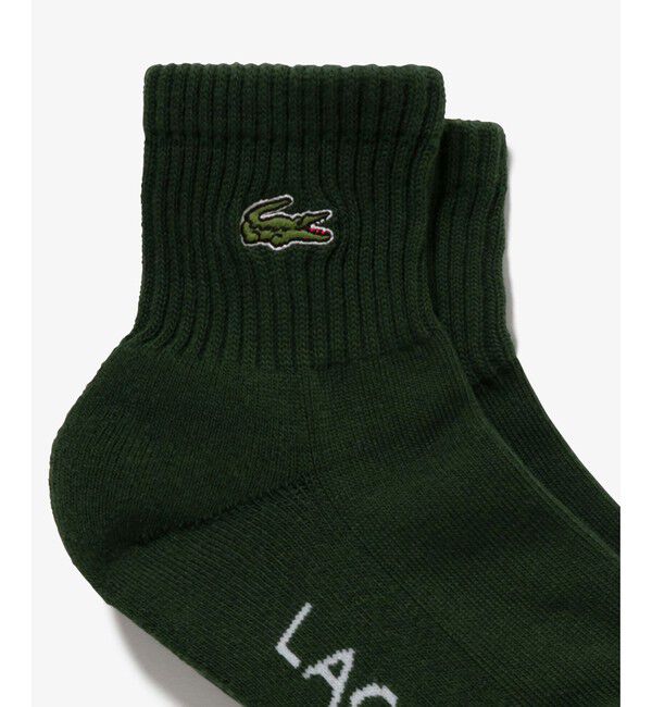 LACOSTE「ワニロゴパッチウィメンズリブソックス」|ソックス|