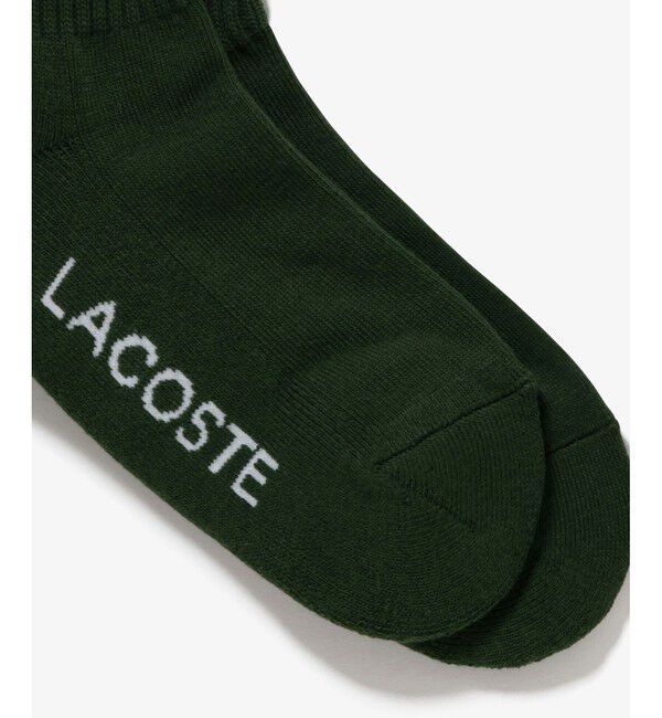 LACOSTE「ワニロゴパッチウィメンズリブソックス」|ソックス|