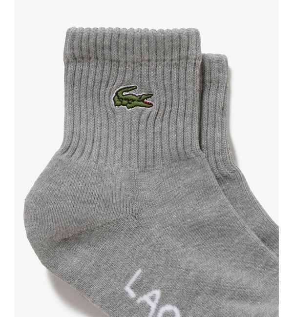 LACOSTE「ワニロゴパッチウィメンズリブソックス」|ソックス|