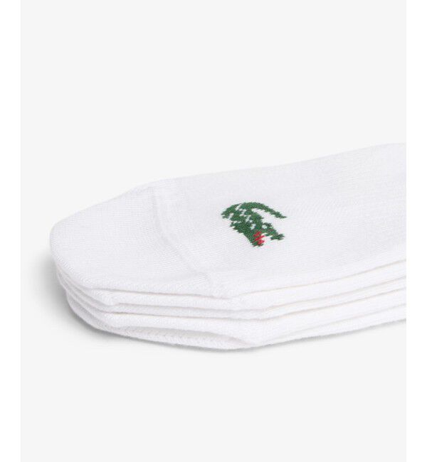 LACOSTE「ワニロゴジャカード 3足ショートソックスセット」|ソックス|