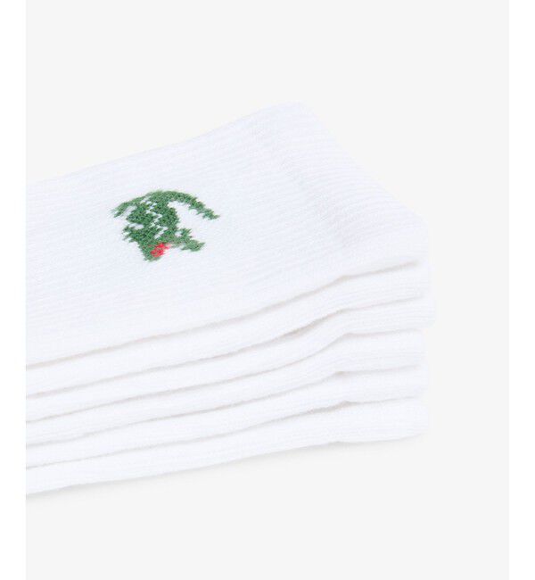 LACOSTE「ワニロゴジャカード スポーツソックス3足セット 底パイル仕立て」|ソックス|