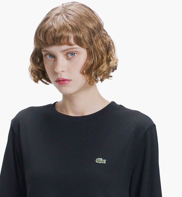 LACOSTE「ティアード鹿の子ロングドレス / ティアードワンピース」|ワンピース|