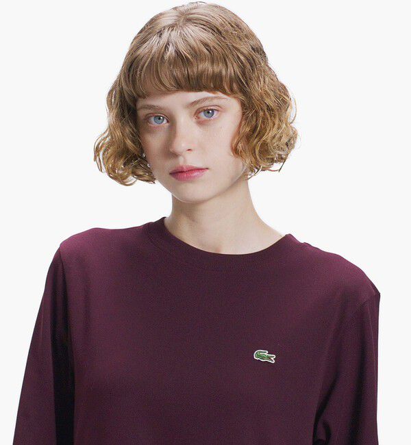 LACOSTE「ティアード鹿の子ロングドレス / ティアードワンピース」|ワンピース|