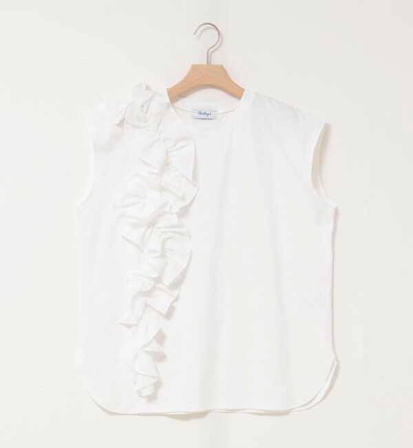 NOLLEY'S「【WEB限定】フリルTシャツ」|Tシャツ・カットソー|