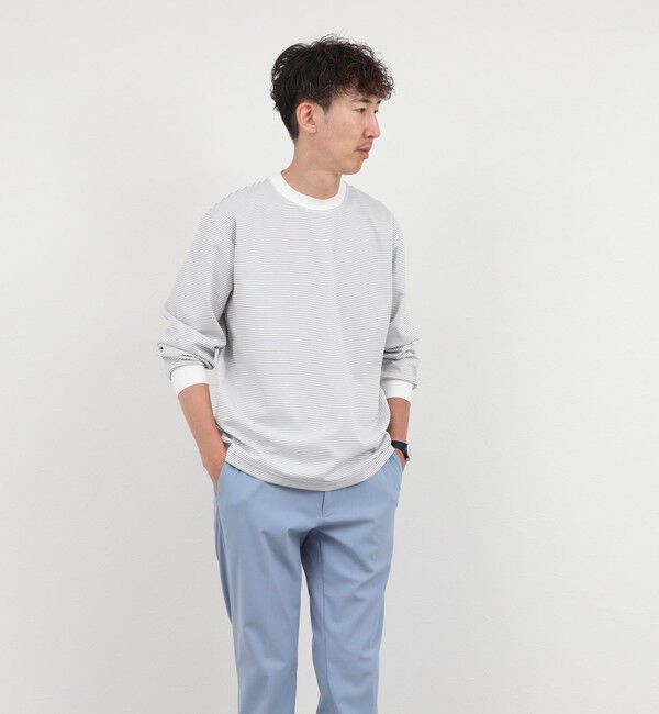 NOLLEY'S goodman「超長綿シルケットボーダーTシャツL/S 26AW」|Tシャツ・カットソー|